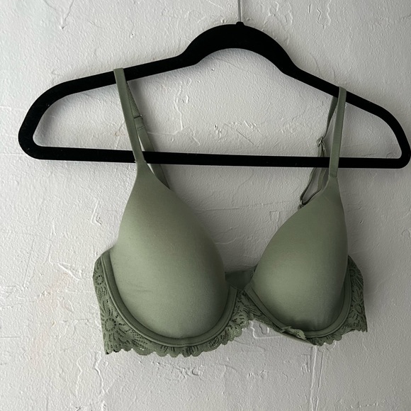 NWOT Aerie Real Sunnie Full Coverage Lightly Lined Blossom Lace Bra 34C - Picture 5 of 12